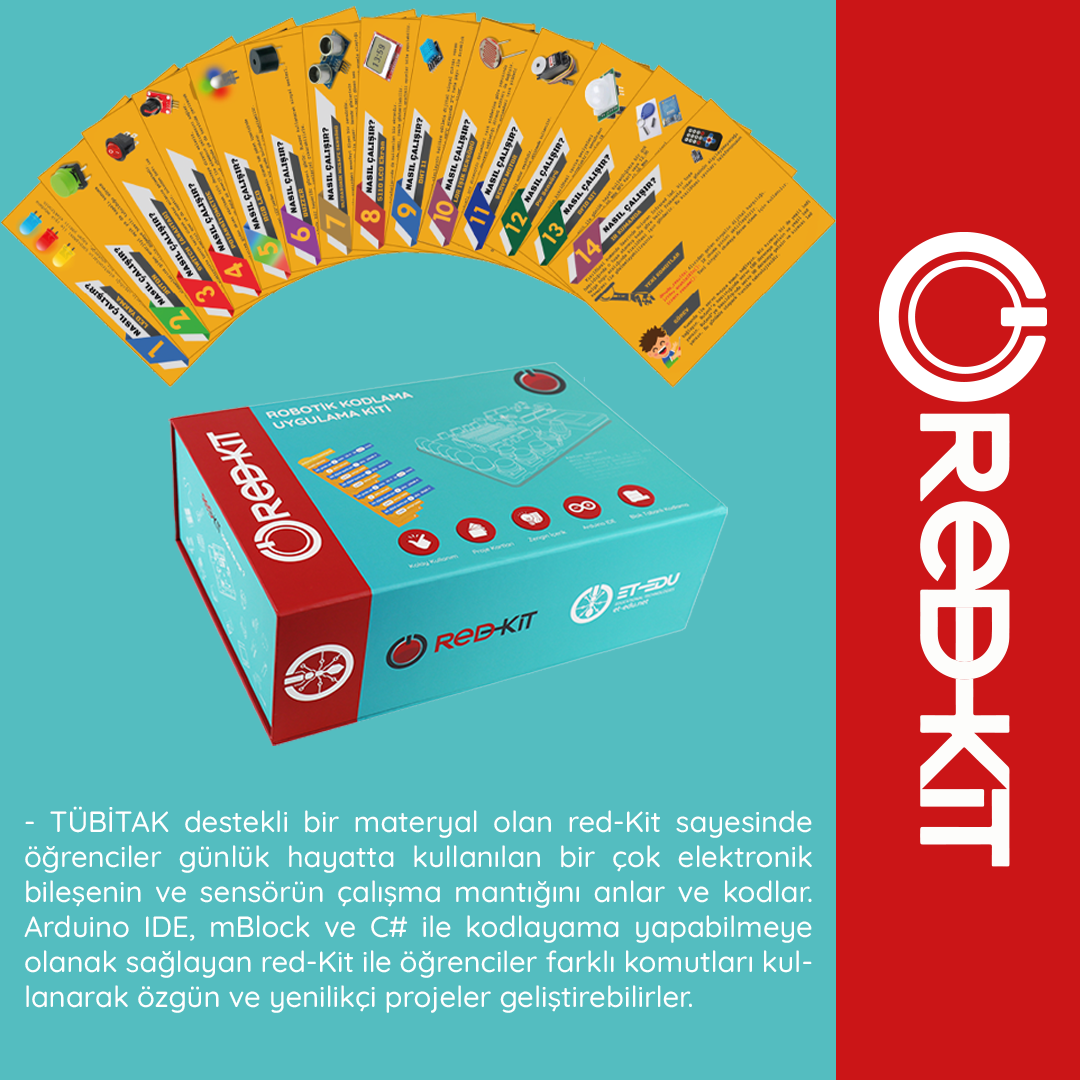 red-Kit: Arduino Robotik Kodlama Eğitim Seti