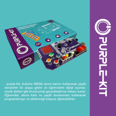 Purple-Kit: Arduino MEGA Tabanlı Profesyonel Robotik Kodlama Eğitim Seti
